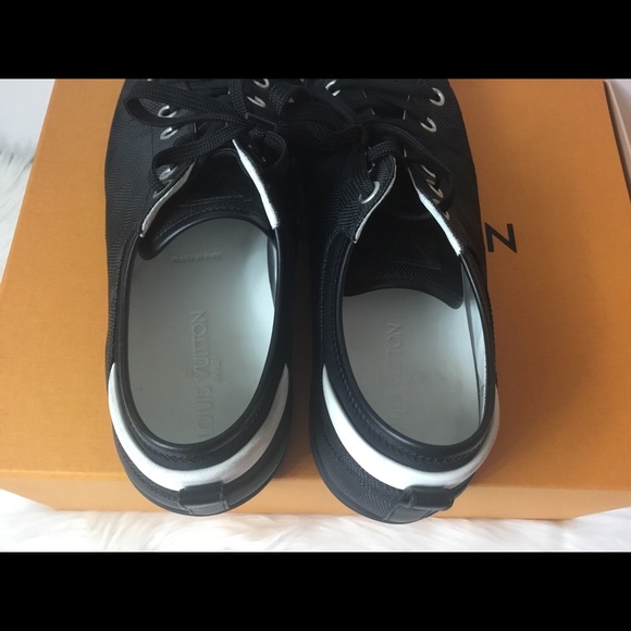 100%Authentic Louis Vuitton Black Sprinter Sneaker - Picture 3 of 8